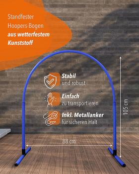 Hoop aus Kunststoff, rot/bunt