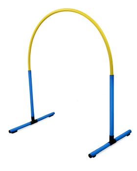 Hoop aus Kunststoff, blau/bunt