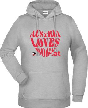 Kaputzensweater Damen- Austria Loves Dogs